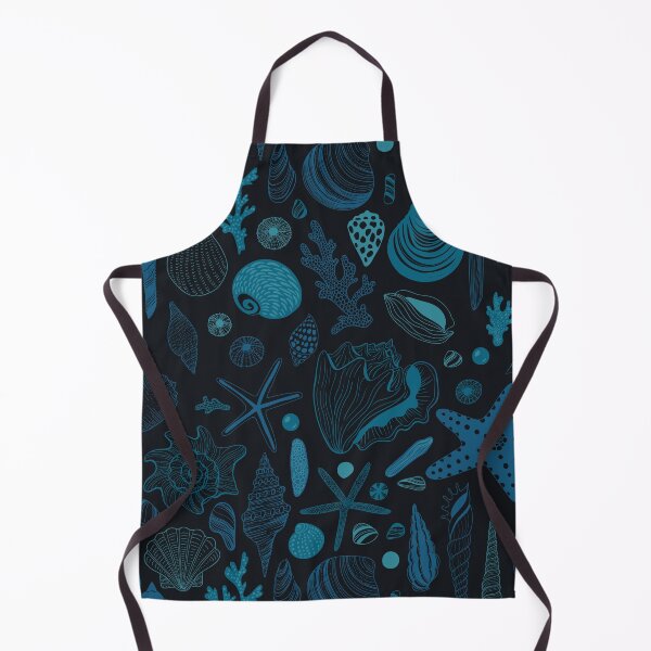 Item preview, Sea shells on dak blue designed and sold by Katerina Mitkova Kirilova.