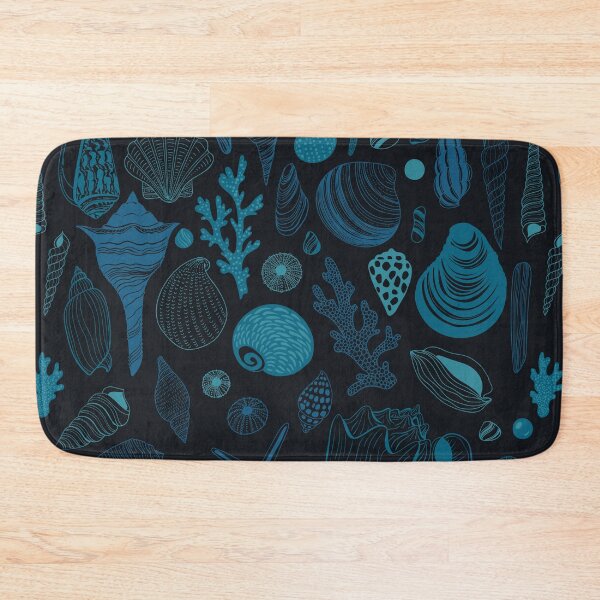 Item preview, Sea shells on dak blue designed and sold by Katerina Mitkova Kirilova.