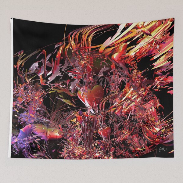 Item preview, Entangled Hearts - Fine Art Print designed and sold by khals1.