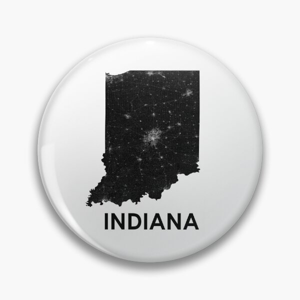 Item preview, Indiana Street Map designed and sold by AmazingMapArt.
