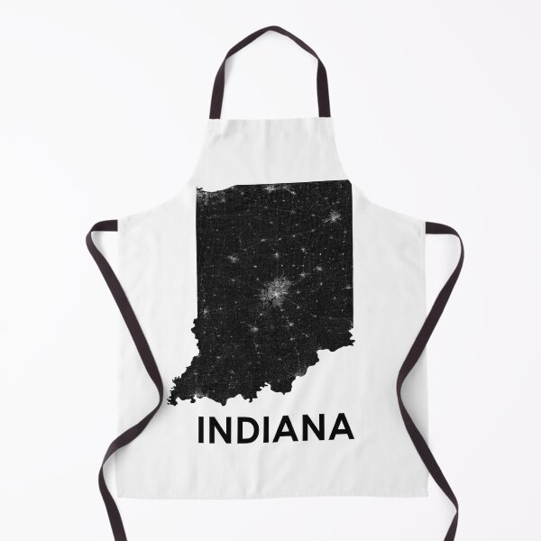 Item preview, Indiana Street Map designed and sold by AmazingMapArt.