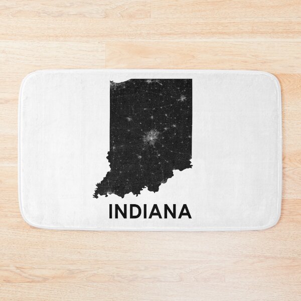 Item preview, Indiana Street Map designed and sold by AmazingMapArt.