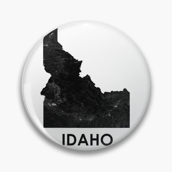 Item preview, Idaho Street Map Art designed and sold by AmazingMapArt.