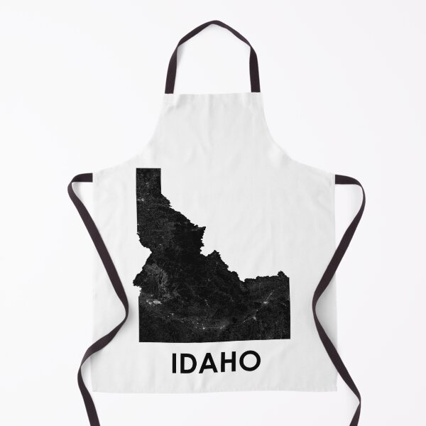 Item preview, Idaho Street Map Art designed and sold by AmazingMapArt.
