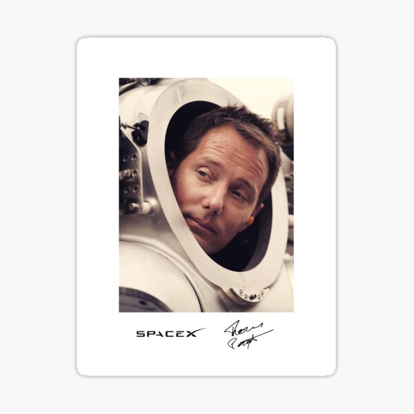 Thomas Pesquet - Vintage Sticker