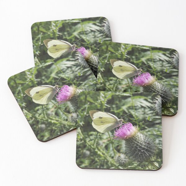 Item preview, Butterfly on a Thistle designed and sold by DiscardTheRaft.