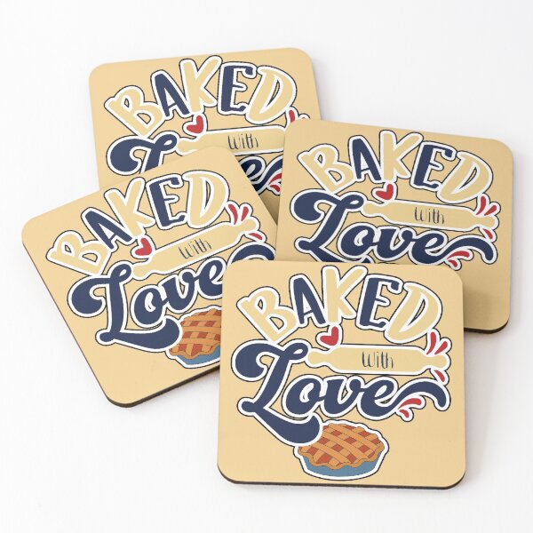 Item preview,  Baked With Love ( Blue and Cream ) designed and sold by RomeoSketches.