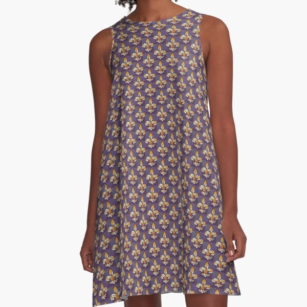 LSU TIGERS A-Line Dress