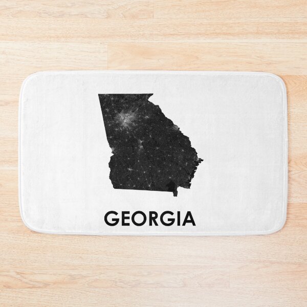 Item preview, Georgia Street Map Art designed and sold by AmazingMapArt.