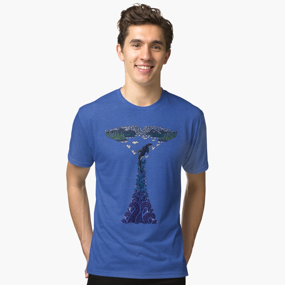 Item preview, Tri-blend T-Shirt designed and sold by CandyMedusa.