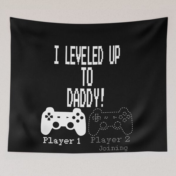Item preview, I leveled Up to Daddy!, New parent Gamer T-Shirt. designed and sold by HammonArt.