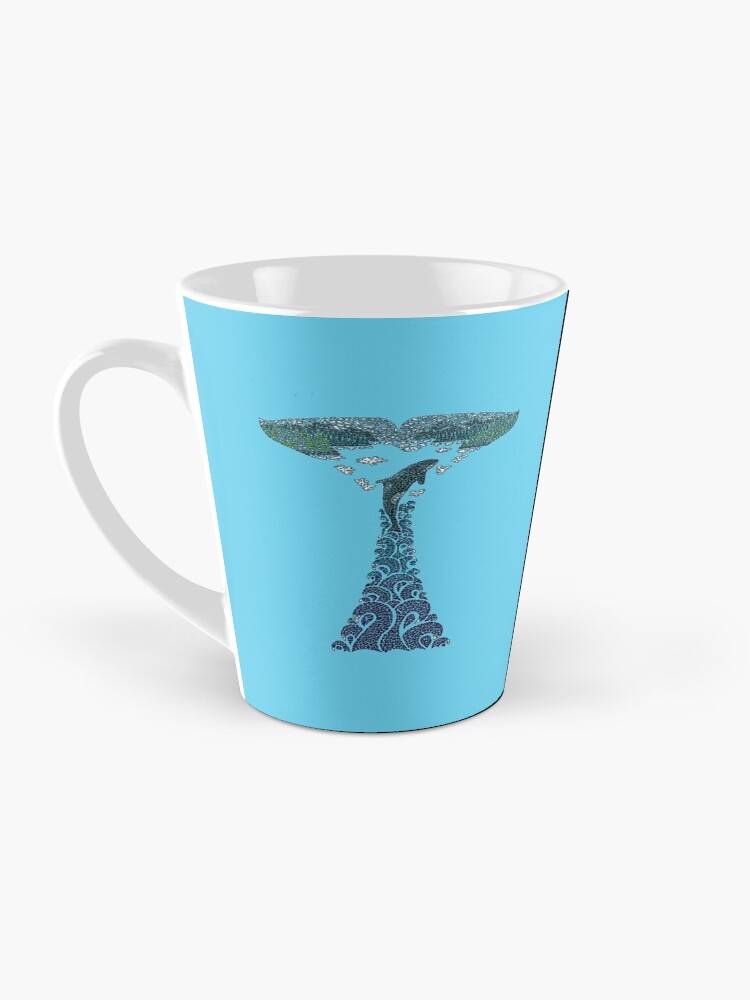 Thumbnail 3 of 4, Coffee Mug, Orca whale tail illustration designed and sold by CandyMedusa.