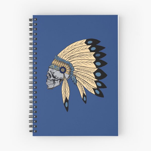 Item preview, A Skull in a Indian headdress.  designed and sold by Mckeons.