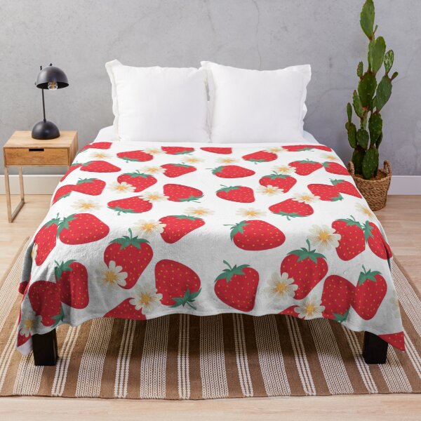 Item preview, Strawberry and Cream Flowers Pattern designed and sold by kindtoearth.