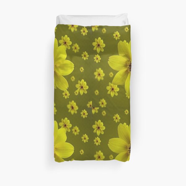 Bright Yellow Daisy Duvet Covers | Redbubble