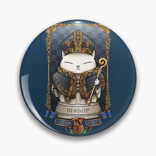 Item preview, Medieval Cat Chess Bishop designed and sold by Takeda-art.