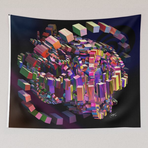 Item preview, Kaotic Mind - Fine Art Print designed and sold by khals1.