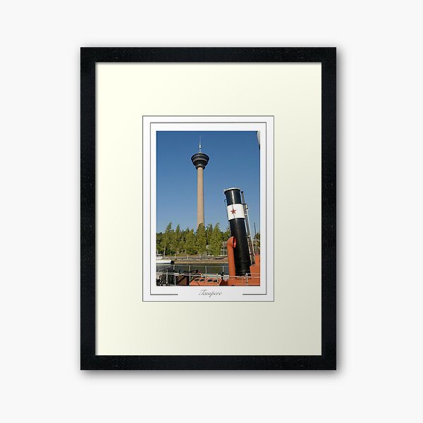 Tampere Finland. Nasinuela Observation Tower. Framed Art Print