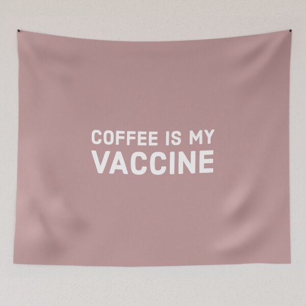 Item preview, Coffee is my vaccine - Coffee coffee junkie quote designed and sold by Theleochick.