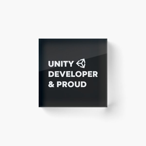 Item preview, Unity Developer & Proud designed and sold by JahidMunna.