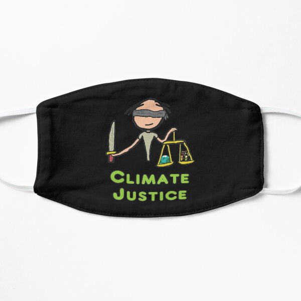Klimagerechtigkeit Flache Maske