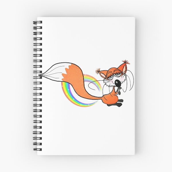 Item preview, Rainbow Fox  designed and sold by Shirley cute art .