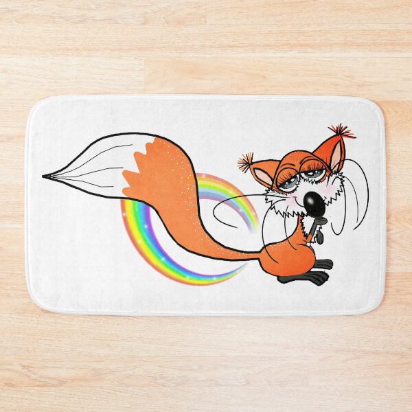 Item preview, Rainbow Fox  designed and sold by Shirley cute art .