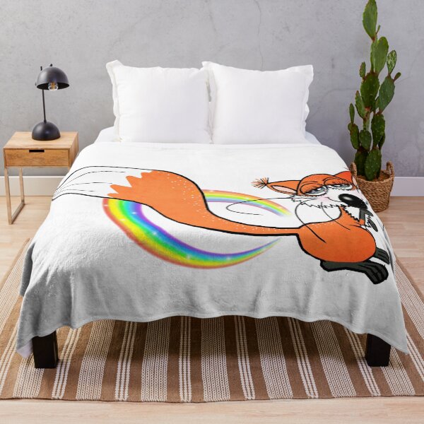 Item preview, Rainbow Fox designed and sold by Shirley cute art .