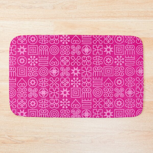 Item preview, Multi-Pattern Afri-Aztec Hot Pink Fabric Textured Effect Boho Aesthetics [#161] designed and sold by AfriStyleUK.