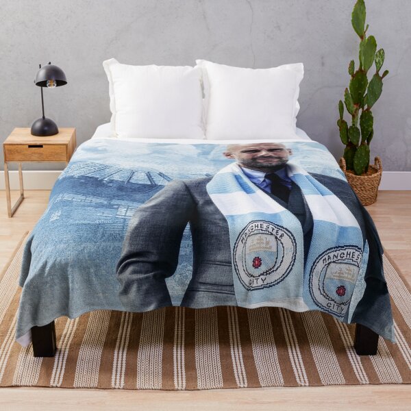 Pep Guardiola Art Throw Blankets for Sale Redbubble