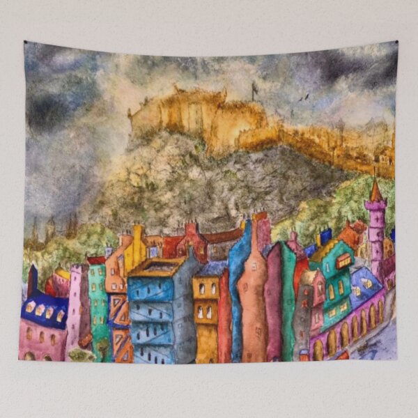 Item preview, Old Edinburgh Three (Abstract) designed and sold by Malc Sutherland.