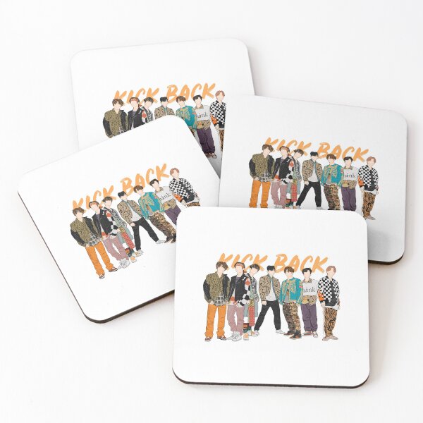 Artikelvorschau, WAYV Kick Back Vector Art Sticker entworfen und verkauft von cinxart.
