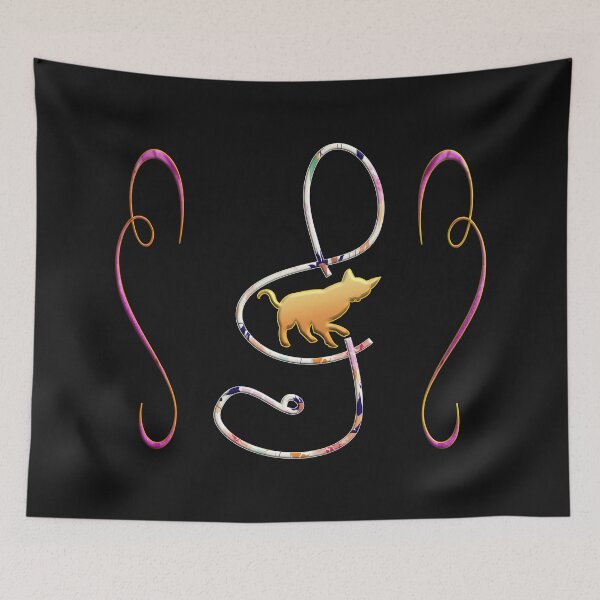 Item preview, LOVE CATS IN MUSIC WITH HUMAN FACE designed and sold by Ralek.