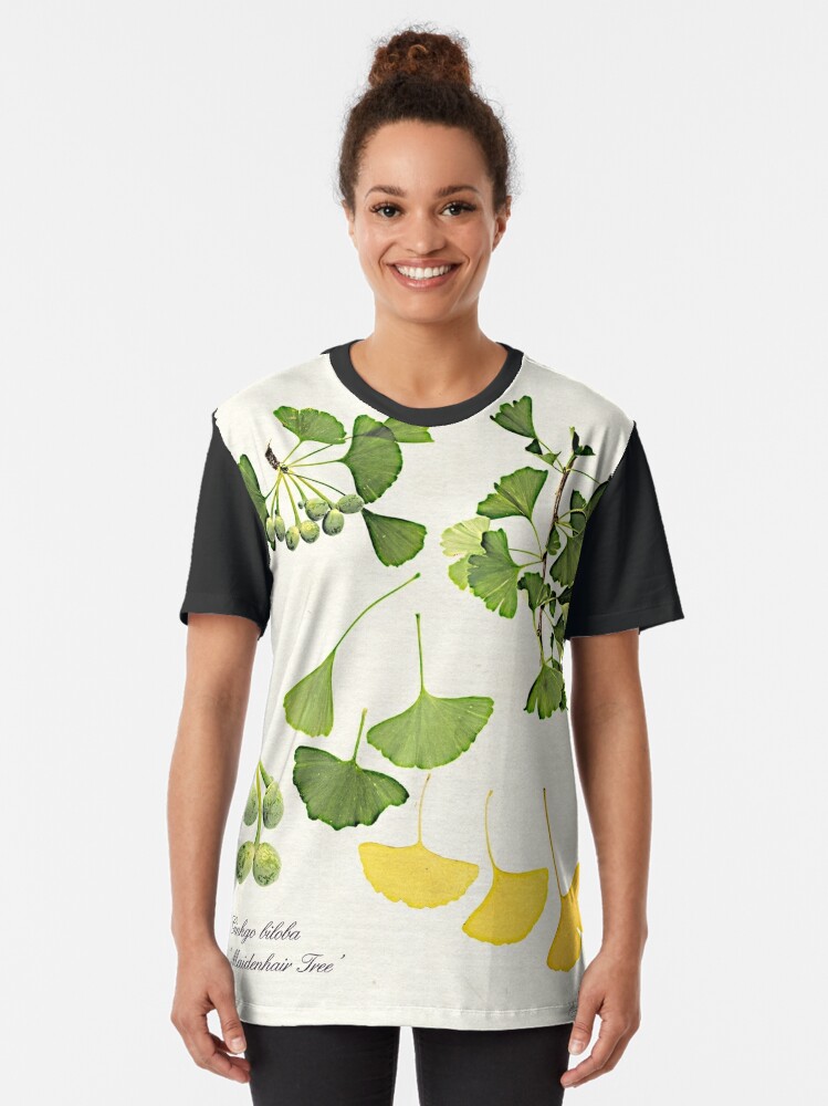 t shirt botanical print