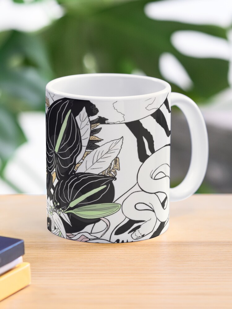 coffee mug, leafy greenery wreath best mom mug