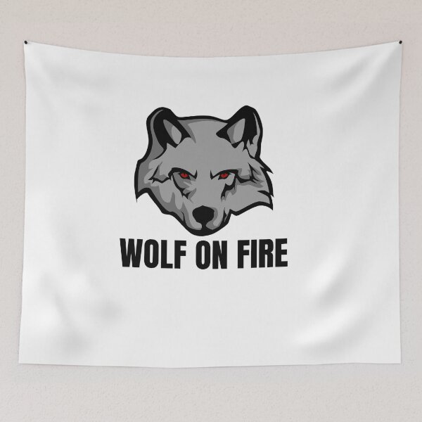 Item preview, Wolf on Fire designed and sold by CRAZY-T.