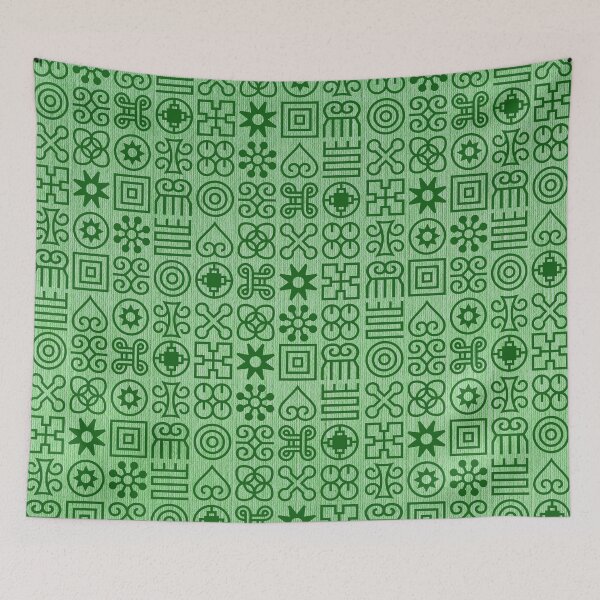 Item preview,  Multi-Pattern Afri-Aztec Mint Green Fabric Textured Effect Boho Aesthetics design [#163] designed and sold by AfriStyleUK.