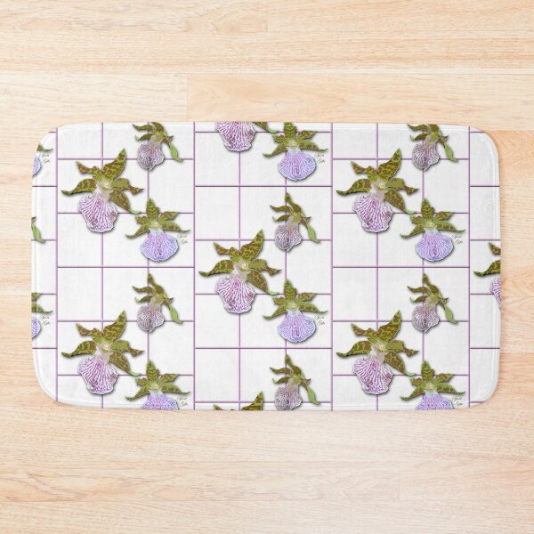 Item preview, Tiger Orchids Pink Checkers designed and sold by SpiritGifts.