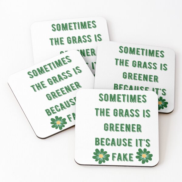 Item preview, The grass is fake designed and sold by Beeroclock.