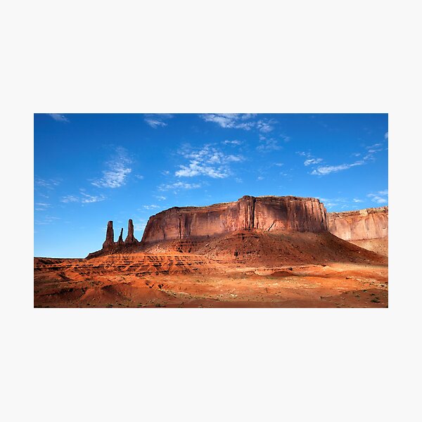 Three Sisters, Monument Valley, Arizona. Photographic Print