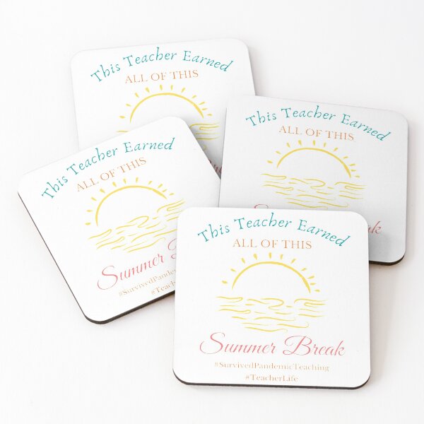 Item preview, This Teacher Earned All Of This Summer Break Teacher Life - Teacher Lovers designed and sold by shellagrash.