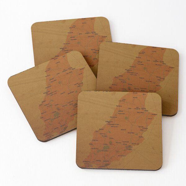 Item preview, Old Map Of The Isle Of Man designed and sold by Twizard.