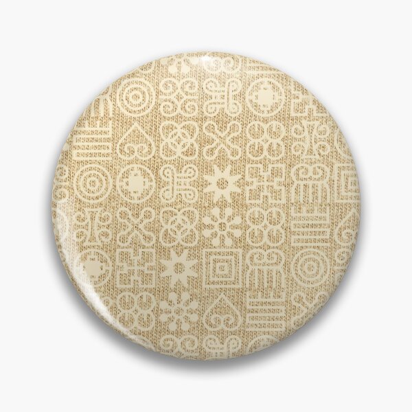 Item preview, Multi-Pattern Afri-Aztec Buttercream Fabric Textured Effect Boho Aesthetics design [#164] designed and sold by AfriStyleUK.