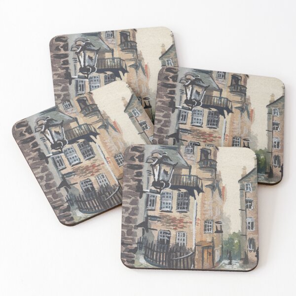 Item preview, moody city painting designed and sold by Daria Berndt.