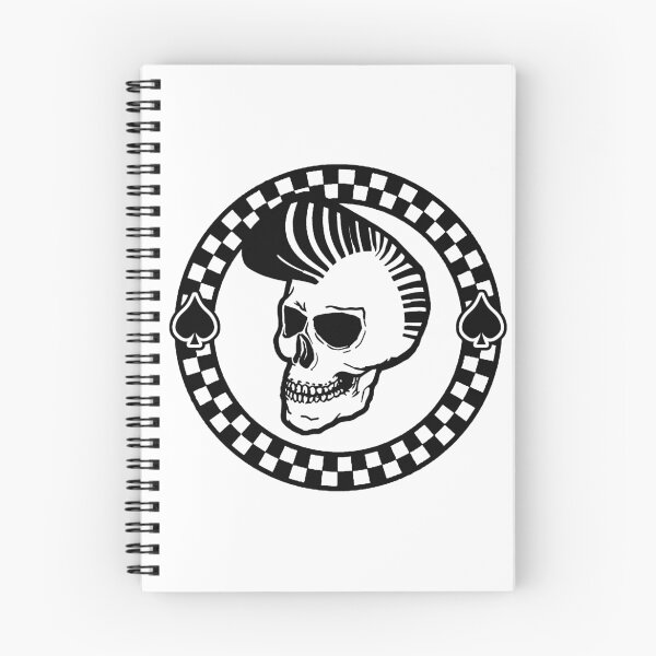 Item preview, Rockin' Skull - black print designed and sold by SquareDog.