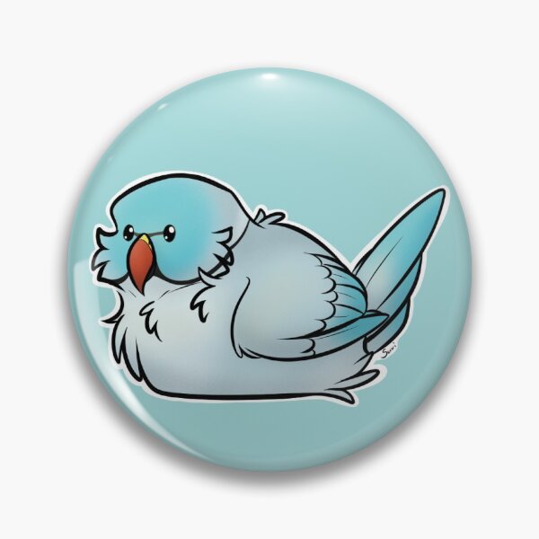 Item preview, Ring-necked parakeet blue designed and sold by Suvillyon.