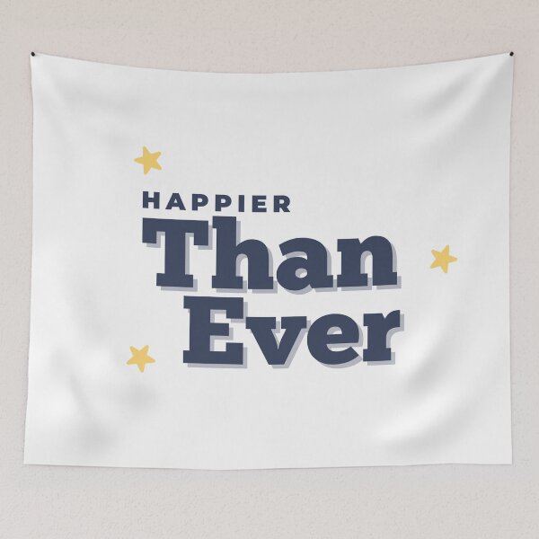 Item preview, Happier than ever  designed and sold by KarinCollation.