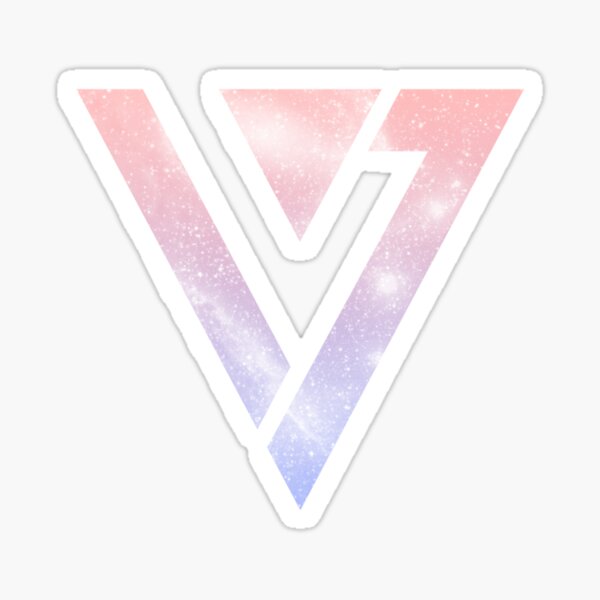 Seventeen Galaxy Logo Sticker