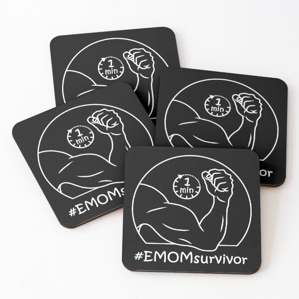 Item preview, Emom fitness design training illustration designed and sold by ARTemyzz.