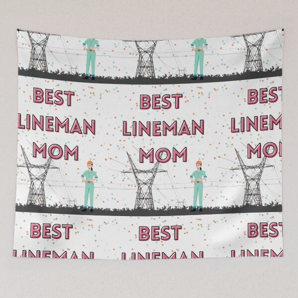 Item preview, Best Lineman Mom designed and sold by kindtoearth.